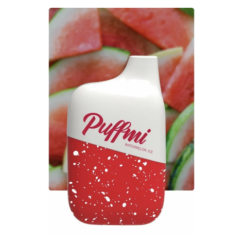Электронная сигарета Паффми 4500 В2 Арбуз Лёд (PUFFMI DY4500 V2 Watermelon Ice)